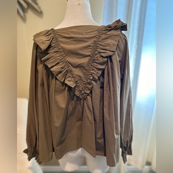 V. DE. VINSTER Frill Blouse Top - Picture 8 of 8